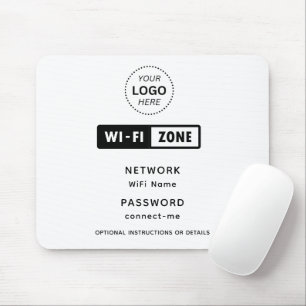 Details zum WiFi-Netzwerk und zu den Kennwörtern f Mousepad