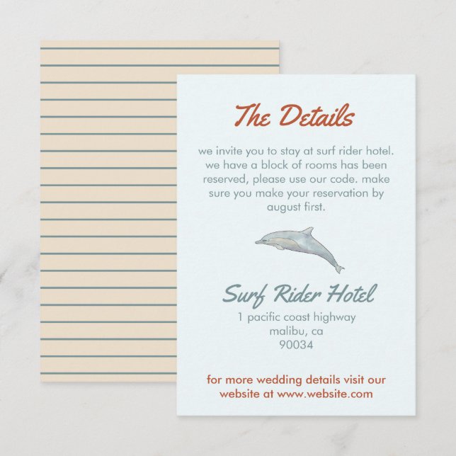 Details zur Aquarelldarstellung Dankeskarte (Vorne/Hinten)