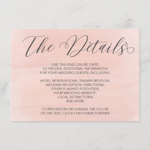 Details zur Einladungskarte für Hochzeiten