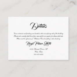 Details zur Gehäusekarte | Blue Orchid Begleitkarte