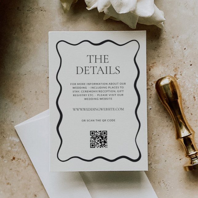 Details zur Hochzeit an der Grenze mit Kohle Begleitkarte (Von Creator hochgeladen)