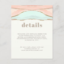 Details zur Hochzeit an der Küste