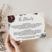 Details zur Hochzeit im Burgund, Blumen und Grün