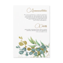 Details zur Hochzeit in der Eukalyptus-Gold-Zweigs