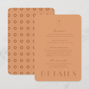 Details zur Hochzeit in Palm Spring Karten