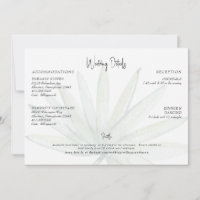 Details zur Hochzeit in tropischen Foliage Beach