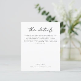 Details zur Hochzeit - Informelle Skriptumgebung