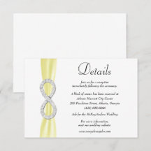 Details zur Hochzeit von Yellow Ribbon Diamond