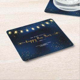 Details zur Organisation des Add-ons Jahr 20XX Rechteckiger Pappuntersetzer