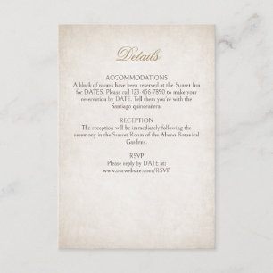 Details zur Quinceanera Begleitkarte