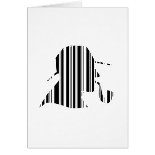 DETECTIVE BAR CODE Pfeife rauchendes Barcode-Muste