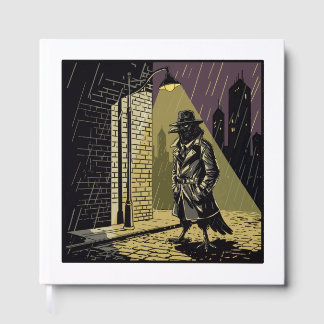 Detective Crow Comics Noir Style Guest Book Gästebuch