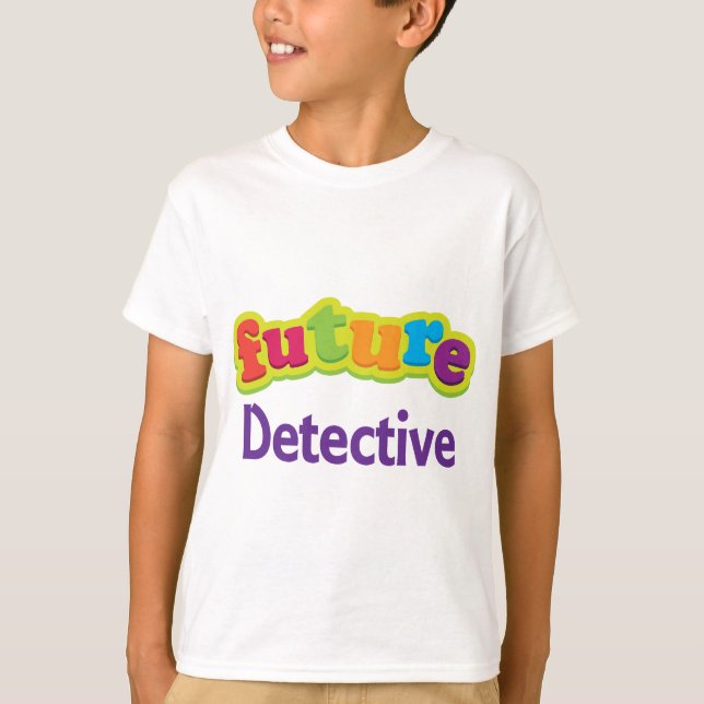 Detective (Future) Schnuller Gift T-Shirt (Vorderseite)