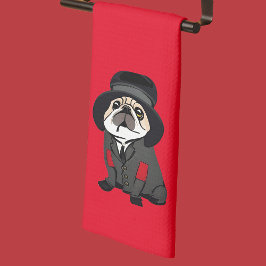 Detective Sherlock Mops Geschirrtuch