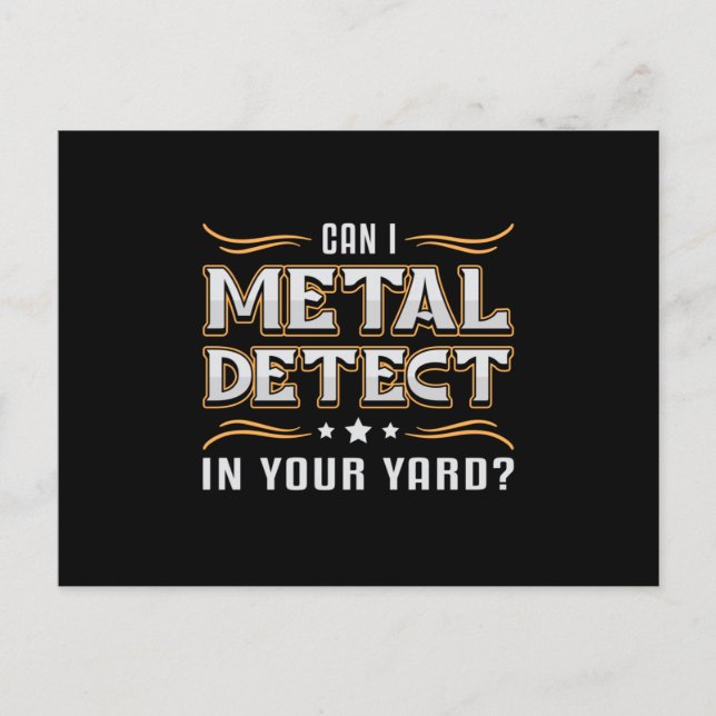 Detectorist Detector Metal Detection Geschenkidee Postkarte (Vorderseite)