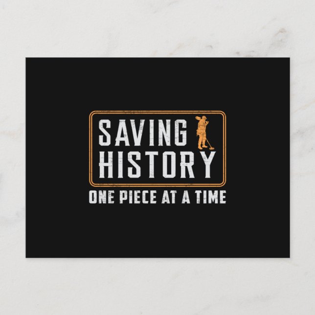 Detectorist Metal Detection Geschenkidee Postkarte (Vorderseite)