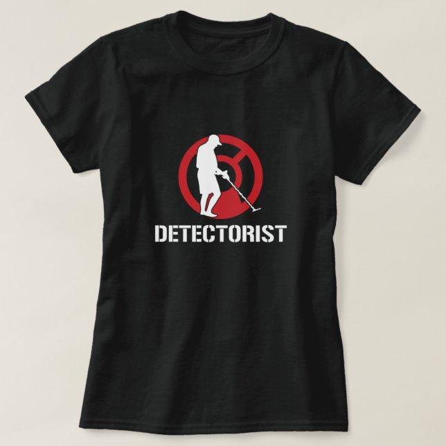 Detectorist Metal Sensor Treasure Jäger Geschenk T-Shirt (Design vorne)