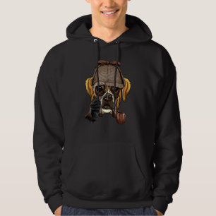 Detektiv Deutscher Boxer Spion Ermittler Pet Boxer Hoodie
