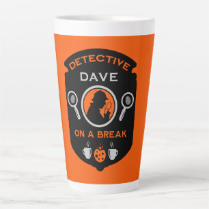 Detektiv gedachte lustige Tee und Kaffee Milchtasse