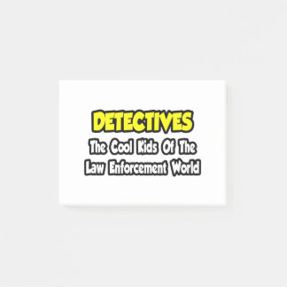 Detektive...Coole Kids Strafverfolgung Welt Post-it Klebezettel