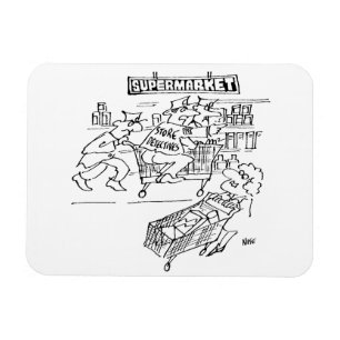 Detektive im Supermarkt Magnet