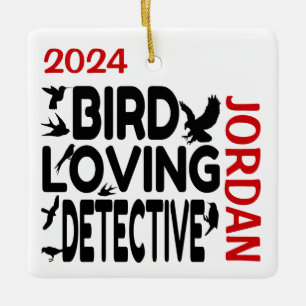 Detektive Lieben Vögel CUSTOM Keramikornament