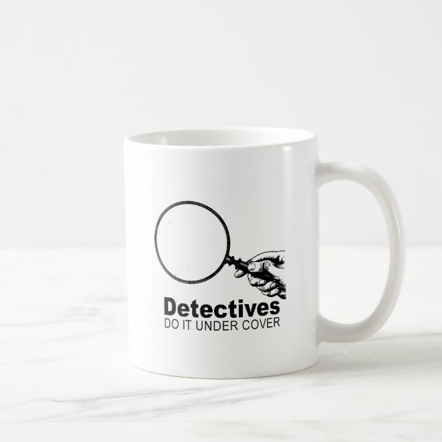 Detektive tun es unter Deckung Kaffeetasse (Rechts)