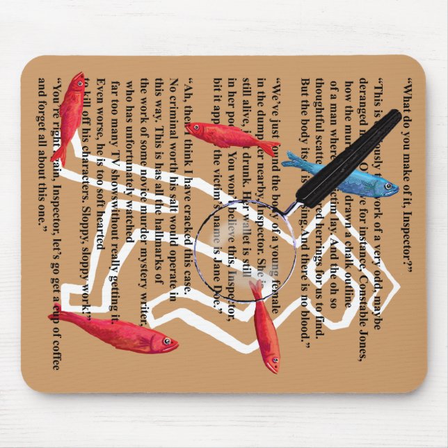 Detektivgeheimnisautor Mousepad (Vorne)