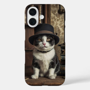 Detektivkatze iPhone 16 Hülle