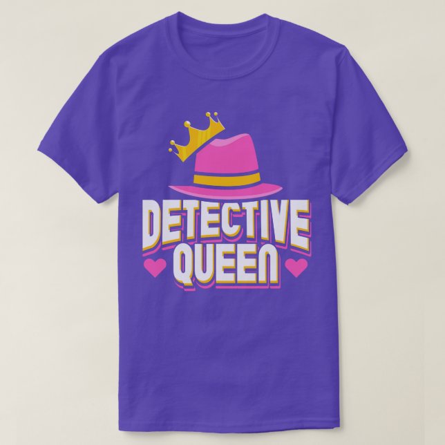Detektivkönigin T-Shirt (Design vorne)