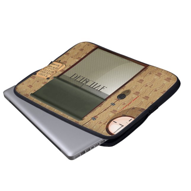 Detektivstelle Laptopschutzhülle (Vorne Knopf)