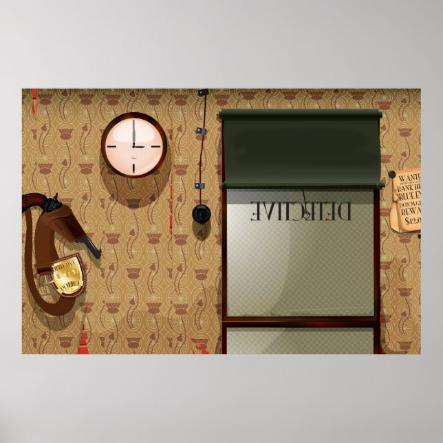 Detektivstelle Poster (Vorne)