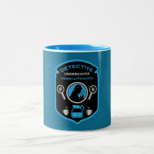 Detektivtafel Zweifarbige Tasse