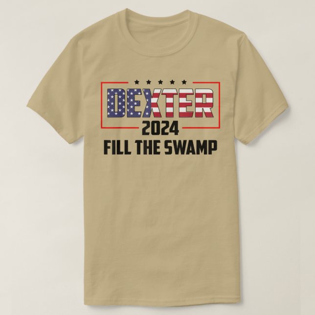Deter 2024 Fill The Swamp 1747 T-Shirt (Design vorne)