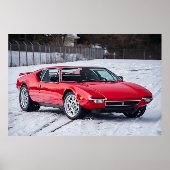 Detomaso Pantera Poster (Vorne)