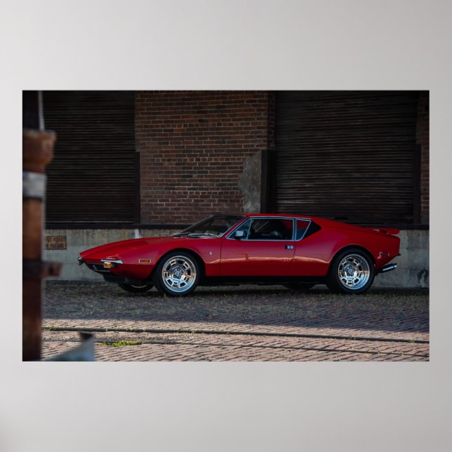 Detomaso Pantera Poster (Vorne)