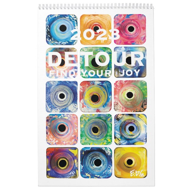 DETOUR 2023 Kunstkalender und Dankbarkeit Kalender (Titelbild)