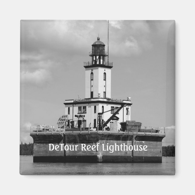 DeTour Reef Lighthouse Magnet (Vorne)