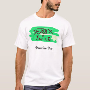 Detox Juice Schild grün T-Shirt