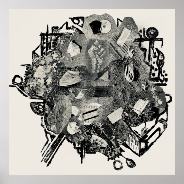 Detritus pandemic poster (Vorne)