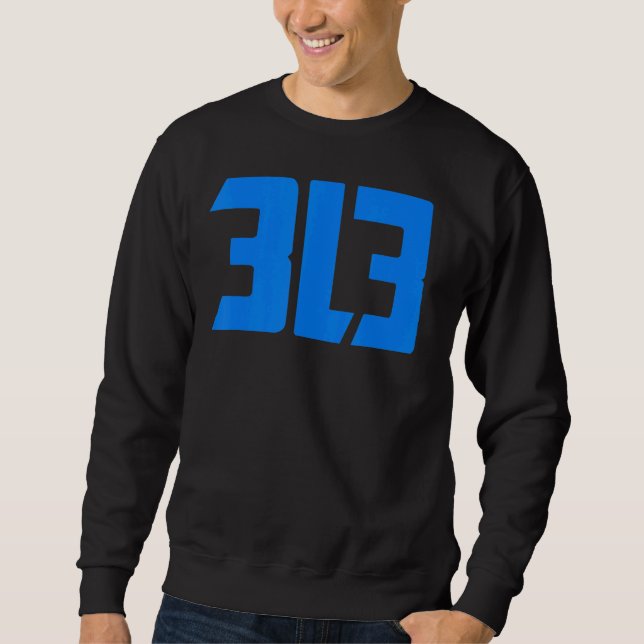 Detroit 313 sweatshirt (Vorderseite)