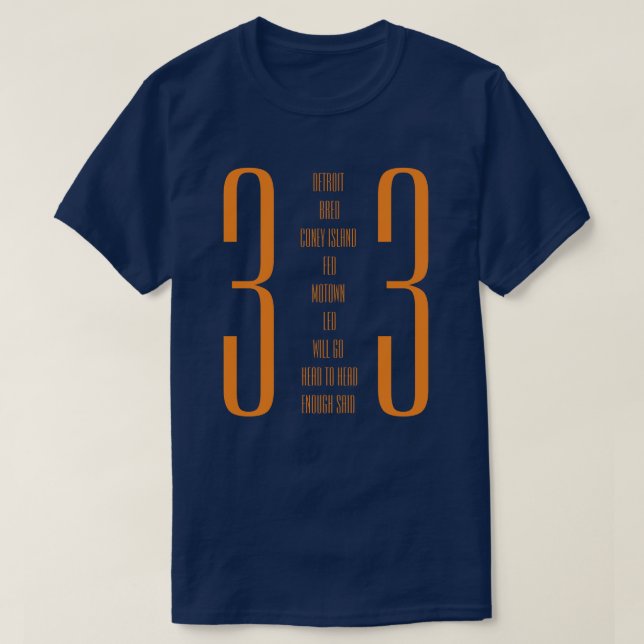 Detroit 313 T-Shirt (Design vorne)