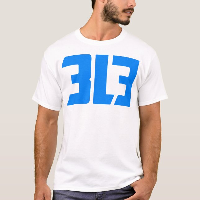 Detroit 313 T-Shirt (Vorderseite)