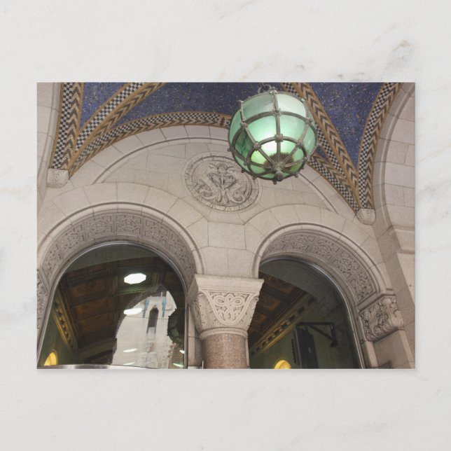 Detroit Architecture - Buhl-Gebäude Postkarte (Vorderseite)