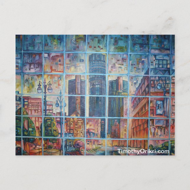 Detroit auf meinem Verstand I - Postkarte (Vorderseite)