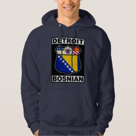 Detroit Bosnian American Design Hoodie
