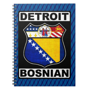 Detroit Bosnian Notizblock