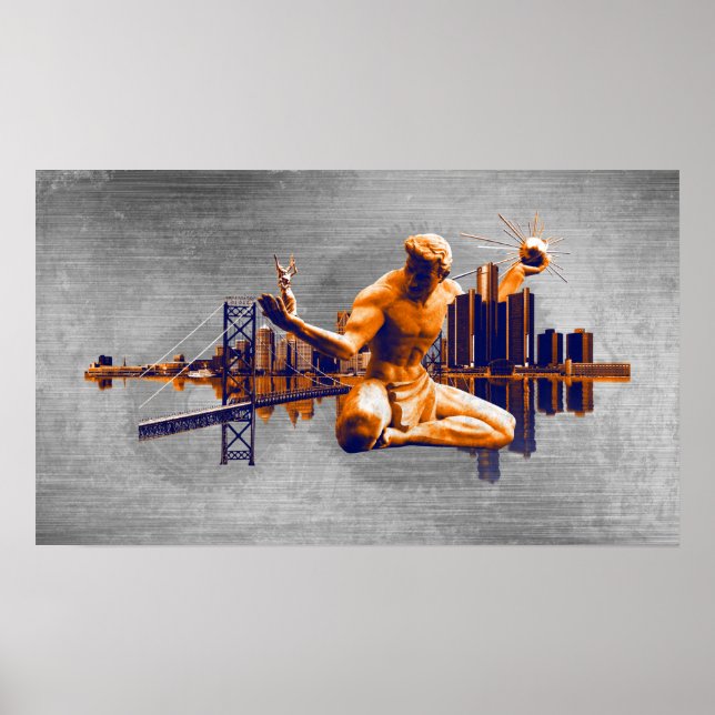 Detroit City Poster (Vorne)