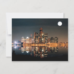 Detroit City Postkarte