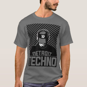 Detroit City Style Bekleidung - Detroit Techno T-Shirt